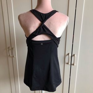 Lululemon black tank top size 8/med